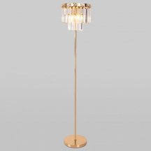 Торшер Eurosvet Elegante 01137/3 золото/прозрачный хрусталь Strotskis