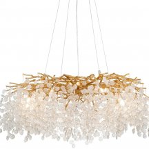 Подвесная люстра DeLight Collection Shiro-noda FTB006R-100 brass/clear