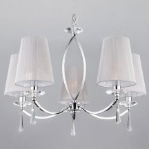 Люстра для спальни Eurosvet Valery 60079/5 хром