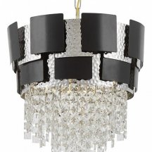 Подвесной светильник Lumina Deco Kruvia LDP 7045-400 BK+CHR