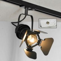Трековый светильник однофазный Lussole LOFT Track Lights LSP-9838-TAW в стиле Лофт