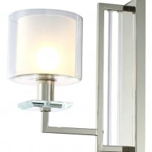Бра Crystal Lux Nicolas AP1 Nickel/White