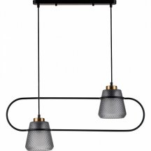 Подвесной светильник на кухню Indigo Astratto 11016/2P Black