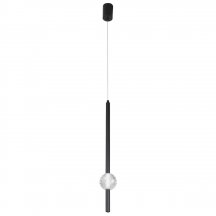 Подвесной светодиодный светильник Crystal Lux Elvira SP8W LED 4000K BLACK