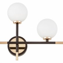 Настенный светильник Lumina Deco Marsiada LDW 6033N-2 RT BK+FGD