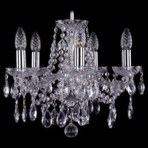 Подвесная люстра Bohemia Ivele Crystal 1413/5/141/Ni