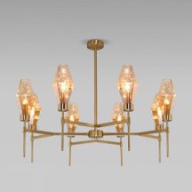 Потолочная люстра Eurosvet Prism 60143/8 латунь