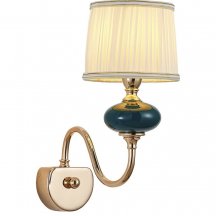Бра российского производства Lumien Hall Макей 1031/1W-GD-DGN-WT