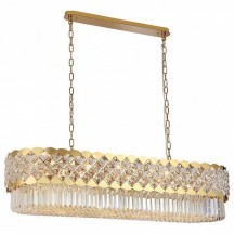 Подвесная люстра Newport 8300 8300/120 oval gold polished