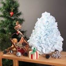 Интерьерная настольная лампа  ULW-R07 T/WHITE+GREEN/150C/A Ель голубая