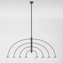 Элитная люстра Eurosvet Cenacolo 30179/8 черный