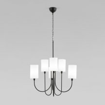 Подвесная люстра Eurosvet Abbey 60164/6 черный Smart