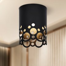 Точечный светильник ЭРА OL49 BK