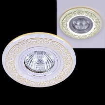 Точечный светильник Reluce 09502-9.0-001MN MR16+LED3W WH/GD