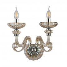 Бра Annette 8622/A chrome cognac