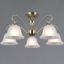 Элитная потолочная люстра Illumico AREZZO IL0696-5ASQ-25 AB AREZZO