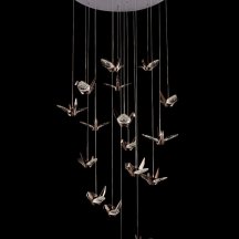 Подвесная люстра Alma LE7706/17 Black Chrome