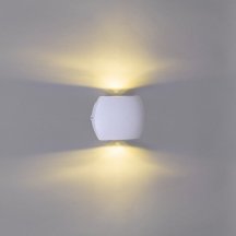 Уличный настенный светильник Reluce 86008-9.2-002TLB LED2*3W WT