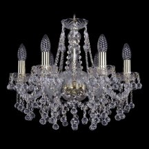 Подвесная люстра Bohemia Ivele Crystal 1409/6/160/G
