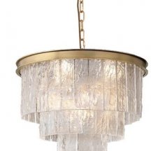 Подвесная люстра DeLight Collection Glace KG0998P-5R brass