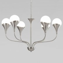 Люстра для натяжных потолков Eurosvet Calyx 60169/6 никель