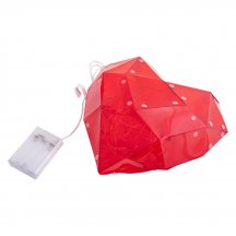 Светильник декоративный Uniel ULD-R511 3АА RED HEART