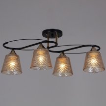 Потолочная люстра  06087-0.3-04 BK+FG