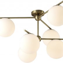 Подвесная люстра Crystal Lux FELIZ SP-PL6 BRONZE/WHITE