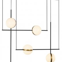 Подвесной светильник MD2062 MD2062-4B black/brass