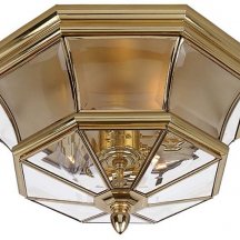 Потолочный светильник уличный Quoizel Newbury QZ-NEWBURY-F-PB