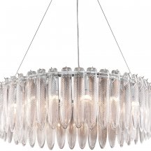 Элитная подвесная люстра DeLight Collection Piuma MD22027002-D85 chrome