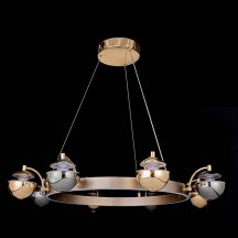 Подвесная люстра Jelly LE7711/8 Gold/Black Chrome