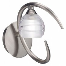 Бра для спальни Mantra Loop Satin Nickel 1816