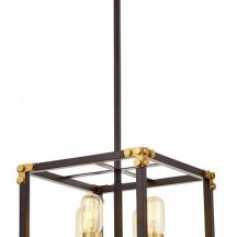 Подвесная люстра Lumina Deco Waldorf LDP 1140-4 BK+MD