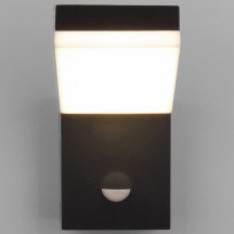 Уличный настенный светодиодный светильник Elektrostandard Sensor 1541 Techno Led черный a053946