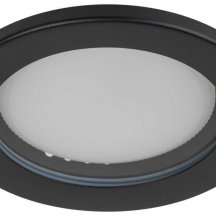 Встраиваемый светильник влагозащищенный ЭРА KL95 SBK SET 5 под лампу GX53 IP44 черный набор 5 шт Б0070921