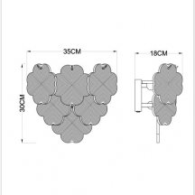 Настенный светильник Arte Lamp Mallika A4077AP-2GO