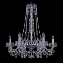 Подвесная люстра Bohemia Ivele Crystal 1409/6/240/h-75/Ni