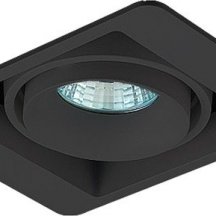 Точечный светильник Lumme DL18615/01WW-SQ Shiny black/Black