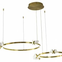 Подвесная люстра AM-Group MARIPOSA MARIPOSA SPD400+600 POLISHED GOLD