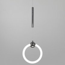 Подвесной светодиодный светильник Eurosvet Rim 90165/1 черный жемчуг