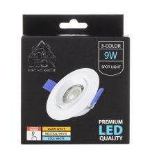 Точечный светильник LEON LE-SPR-9W 3000K & 4000К & 6500K