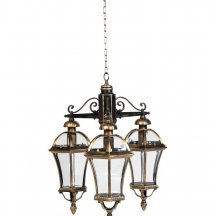 Уличный светильник подвесной Oasis Light ROMA L 95270L/3 Gb