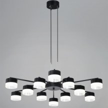 Подвесная люстра Reluce 19490-0.4-6+6 Black