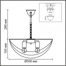 Подвесная люстра Lumion Amalia 8377/5