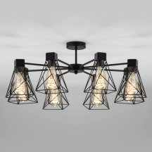 Потолочная люстра Eurosvet Trappola 70107/8 черный