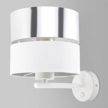 Настенный светильник с выключателем TK Lighting Hilton 4175 Hilton Silver
