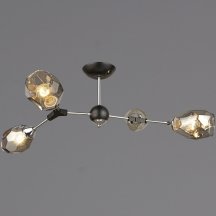 Потолочная люстра Reluce 04209-0.3-04 CH+BK