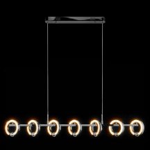 Подвесная люстра Ani LE7710/7L Black Chrome