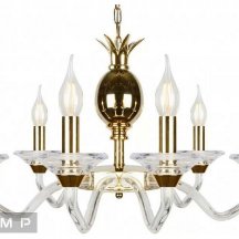 Подвесная люстра iLamp Flo YT2049-8 GD+Cear